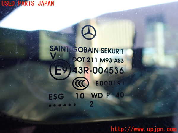 1UPJ-9231221290]ベンツ V350 W639(639350)右後ドア 中古 SAINT-GOBAIN SEKURIT M93 43R-004536_5