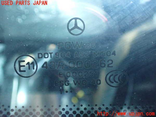 1UPJ-9231221200]ベンツ V350 W639(639350)右フロント三角窓ガラス 中古 PGW M504 43R-000262_2