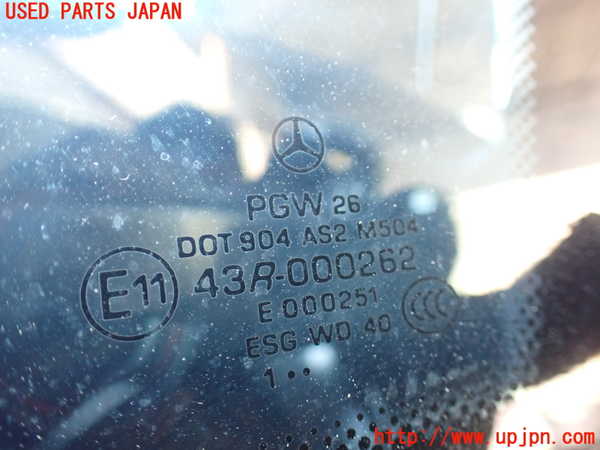 1UPJ-9231221202]ベンツ V350 W639(639350)左フロント三角窓ガラス 中古 PGW M504 43R-000262_2