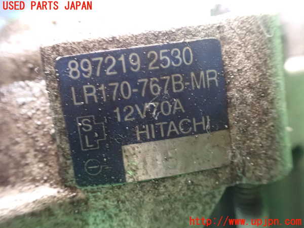 1UPJ-9231246015]ビッグホーン(UBS73GW)オルタネーター(ダイナモ) 中古_4