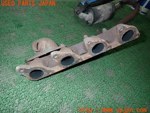 3UPJ=9231250152]三菱ジープ(J58)社外 マフラー エキゾースト 右側 サイド出し エキマニ付き ジャンク_3