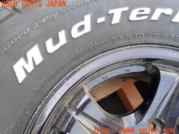 3UPJ=9231250916]三菱ジープ(J58)Weds ウェッズ KEELER ホイール 15×6JJ ±0 PCD139.7 5穴 4本 中古_3