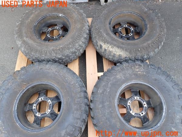 3UPJ=9231250916]三菱ジープ(J58)Weds ウェッズ KEELER ホイール 15×6JJ ±0 PCD139.7 5穴 4本 中古_5