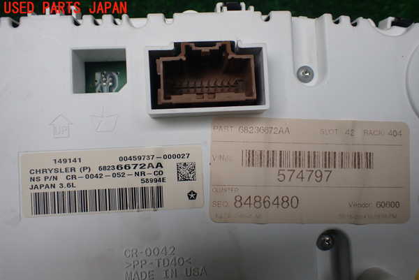 1UPJ-9231266170]ジープ・グランドチェロキー(WK36T)スピードメーター 中古_4