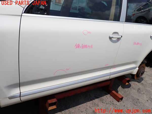 2UPJ-9231291260]ポルシェ・カイエン ターボ(9PAM4851A)左前ドア (43R-001167 M391) 中古_3