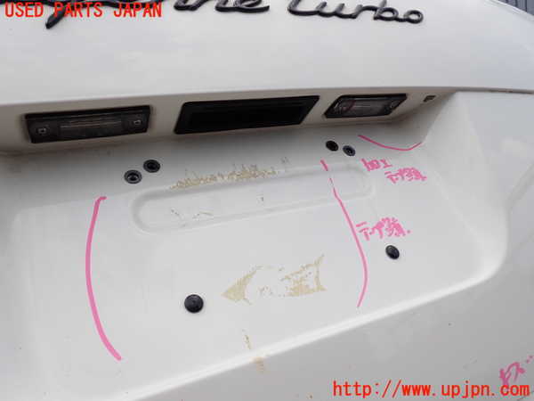2UPJ-9231291566]ポルシェ・カイエン ターボ(9PAM4851A)バックドア リアゲート ハッチ (43R-005274 M55600) 中古_3