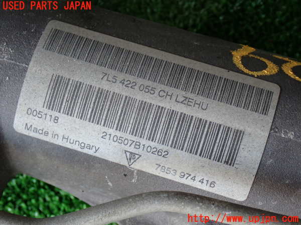 2UPJ-9231294235]ポルシェ・カイエン ターボ(9PAM4851A)パワステギアボックス 中古_5