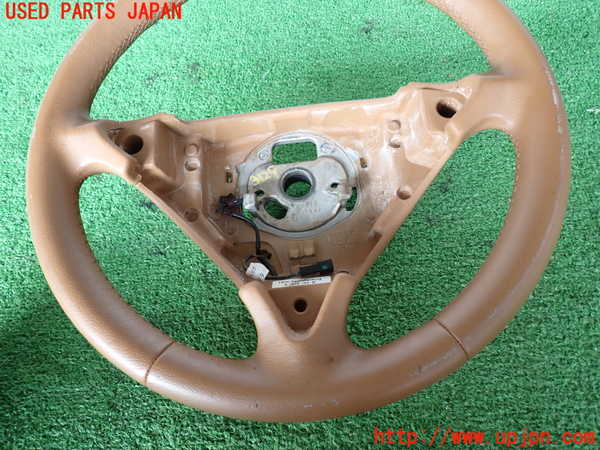 2UPJ-9231297855]ポルシェ・カイエン ターボ(9PAM4851A)ステアリングホイール 中古_2