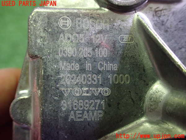 2UPJ-9231346775]ボルボ・EX40(XC40 リチャージ)(XE400RXCE)リアワイパーモーター 中古_3