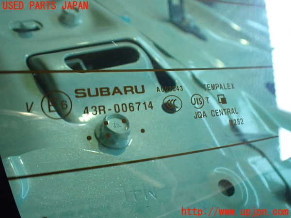 2UPJ-9231351560]WRX STI(VAB)リアガラス (43R-006714 M282) 中古_2