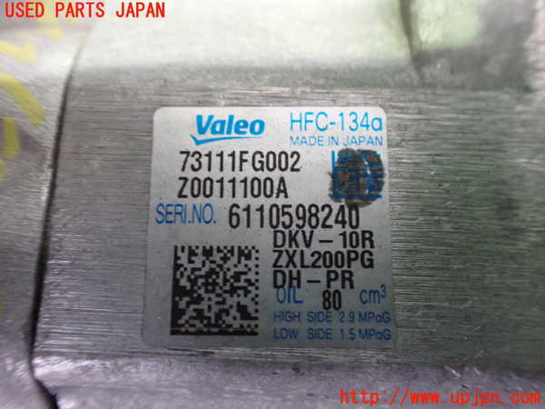 2UPJ-9231356025]WRX STI(VAB)エアコンコンプレッサー 中古_3