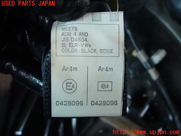 2UPJ-9231367185]アルテッツァ(GXE10)左2列目シートベルト 中古_4