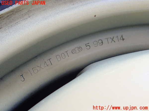 2UPJ-9231369601]アルテッツァ(GXE10)スペアタイヤ1 T135/80D16 中古_5