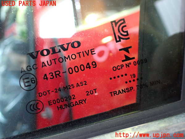 1UPJ-9231411260]ボルボ・V40(MB4154T)左前ドア AGC M25 中古_3