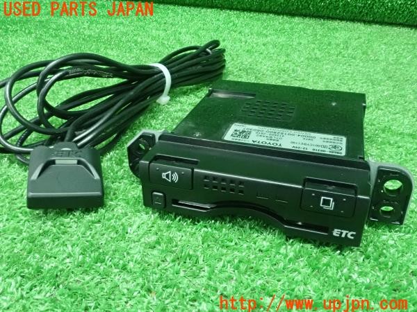 3UPJ=9231420503]ヴェルファイア(ANH20W)純正ビルトイン ETC車載器 08686-00310 中古_3