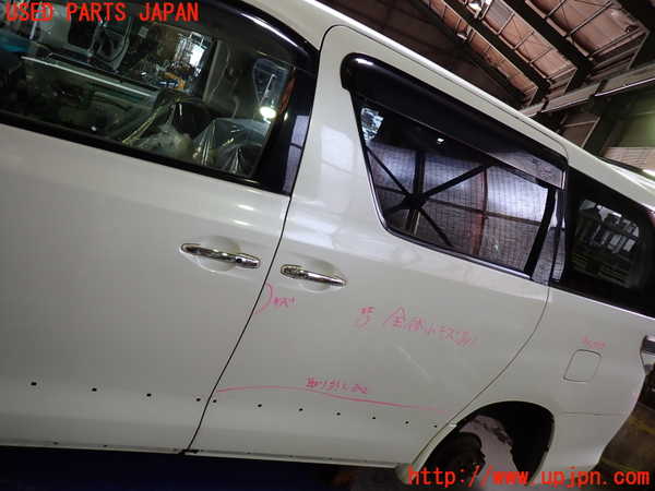 1UPJ-9231421320]ヴェルファイア(ANH20W)左後ドア AGC M2L4 中古_2