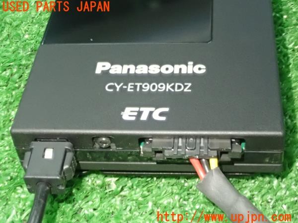 3UPJ=9231430503]ルノー カングー(KWK4M)Panasonic パナソニック CY-ET909KDZ ETC車載器 中古_3