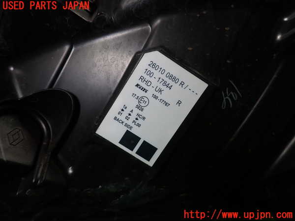 1UPJ-9231431130]ルノー・カングー(KWK4M)右ヘッドライト ハロゲン 中古_4