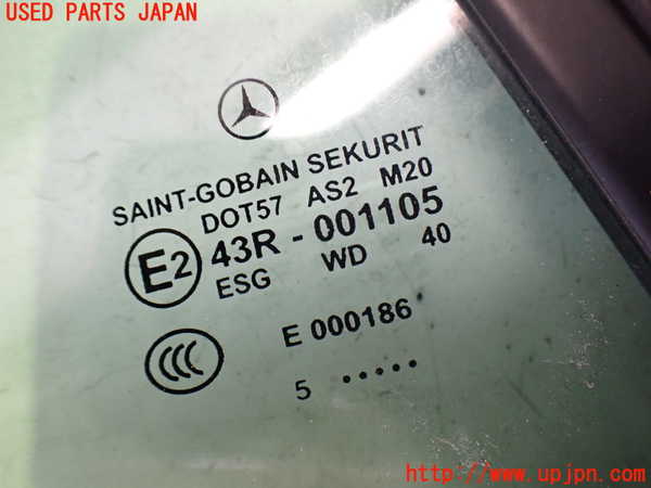 2UPJ-9231471380]ベンツ SLK200 コンプレッサー(171442)右クォーターガラス (43R-001105) 中古_2