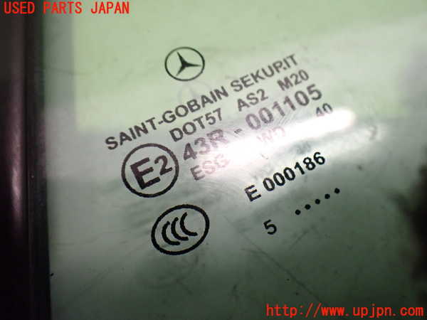 2UPJ-9231471382]ベンツ SLK200 コンプレッサー(171442)左クォーターガラス (43R-001105) 中古_2