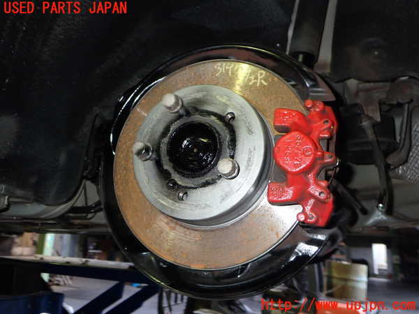 2UPJ-9231474305]ベンツ SLK200 コンプレッサー(171442)左リアナックルハブ 中古_2