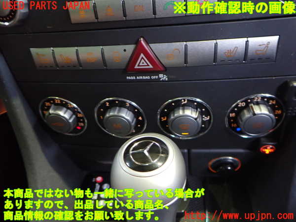 2UPJ-9231476066]ベンツ SLK200 コンプレッサー(171442)エアコンスイッチ1 中古_4