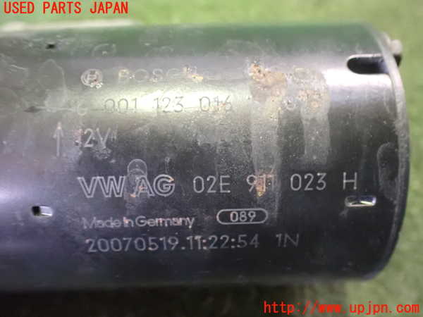 2UPJ-9231486010]アウディ・TT クーペ(8JBUBF)セルモーター 中古_3