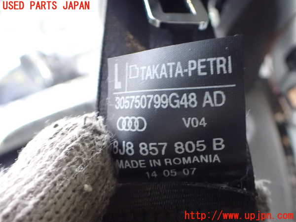 2UPJ-9231487185]アウディ・TT クーペ(8JBUBF)左2列目シートベルト 中古_2
