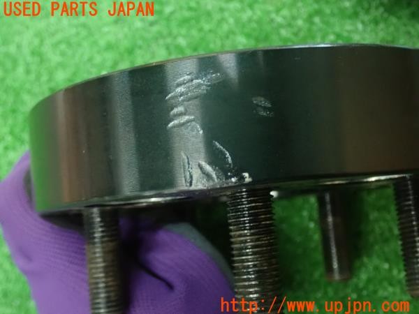 3UPJ=9231490972]セリカ GT-FOUR(ST205)Durax デュラックス 30mm PCD100 5穴 M12×P1.5 ワイドトレッドスペーサー② 2枚 中古_4