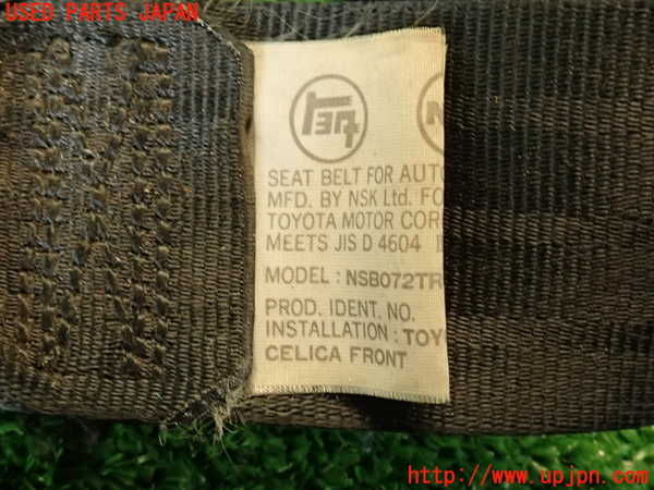 2UPJ-9231497045]セリカ GT-FOUR(ST205)運転席シートベルト 中古_4