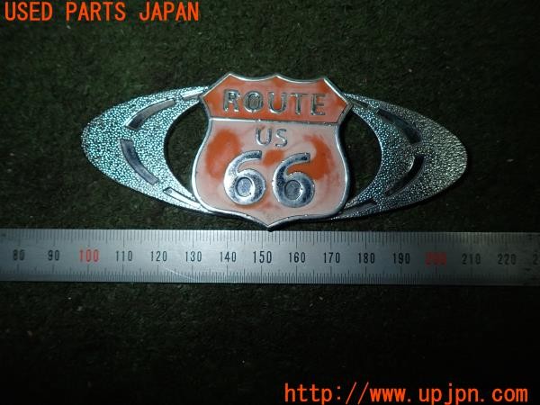 3UPJ=9231500008]三菱 ジープ(J53)社外 エンブレム ROUT66 ルート66 中古_3