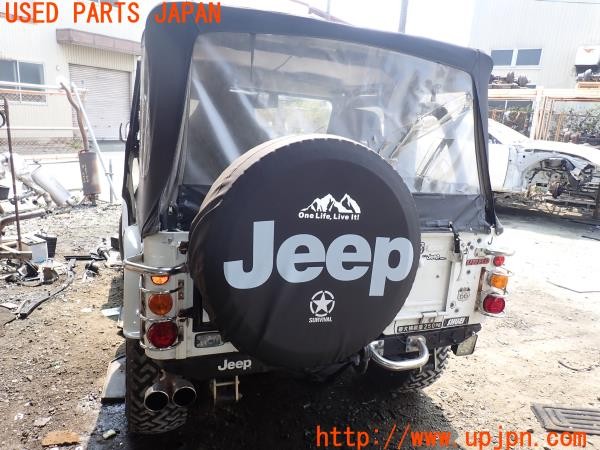 3UPJ=9231500029]三菱 ジープ(J53)社外 スペアタイヤカバー 中古_5