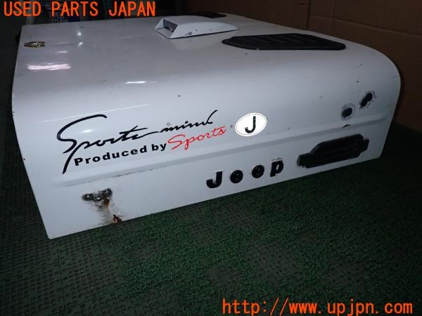 3UPJ=9231500051]三菱 ジープ(J53)純正 ボンネット エンジンフード 中古_3