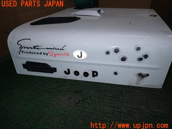 3UPJ=9231500051]三菱 ジープ(J53)純正 ボンネット エンジンフード 中古_4