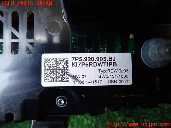 1UPJ-9231516170]ポルシェ・カイエン(92AM5502)スピードメーター 中古_4