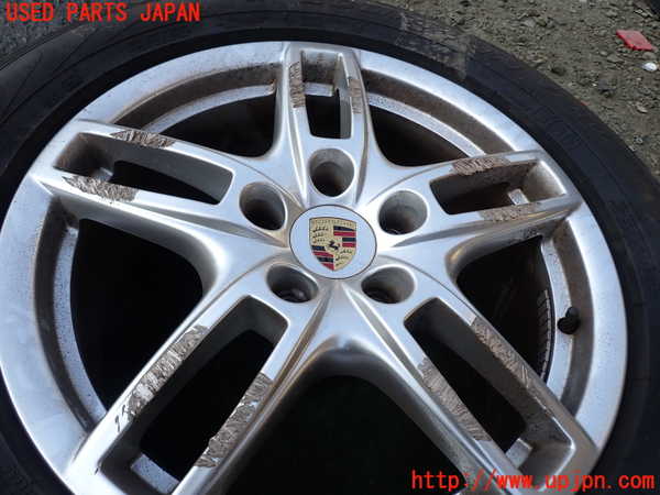 1UPJ-9231519047]ポルシェ・カイエン(92AM5502)タイヤ　ホイール　1本② 265/50R19 中古_2