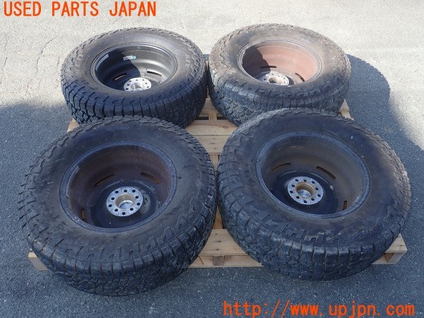 3UPJ=9231520918]ジープラングラー アンリミテッド(JK36L)DEAN ディーン CROSS CANTRY ホイール 17×7J +35 PCD110/127 10穴 4本 中古_4