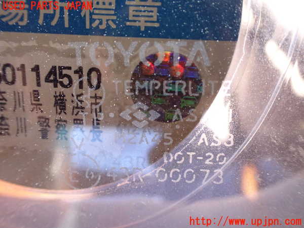 1UPJ-9231531382]ハイラックスサーフ N130系 4ドア(VZN130G)左クォーターガラス 中古 ASAHI M2A45 43R-00073_3