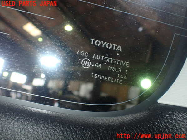 1UPJ-9231551380]ヴォクシー(ノア)(ZRR80W)右クォーターガラス 中古 AGC M2L3_2