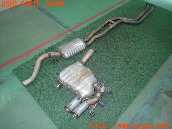 3UPJ=9231580152]BMW X1(VL25 E84系)前期 純正 7 560 010 リアマフラー カット済み 2分割 中古_2