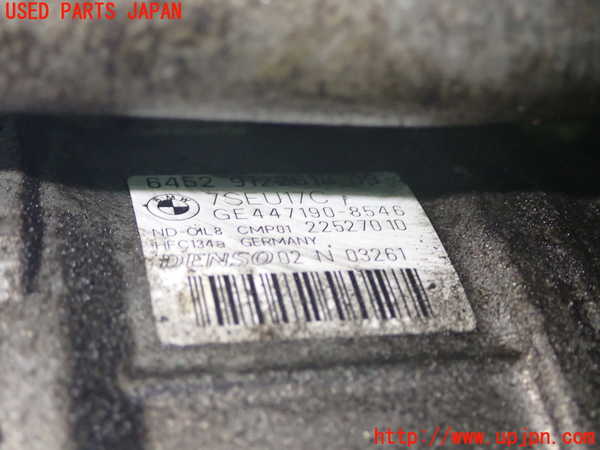 1UPJ-9231586025]BMW X1 E84(VL25)エアコンコンプレッサー 中古_2