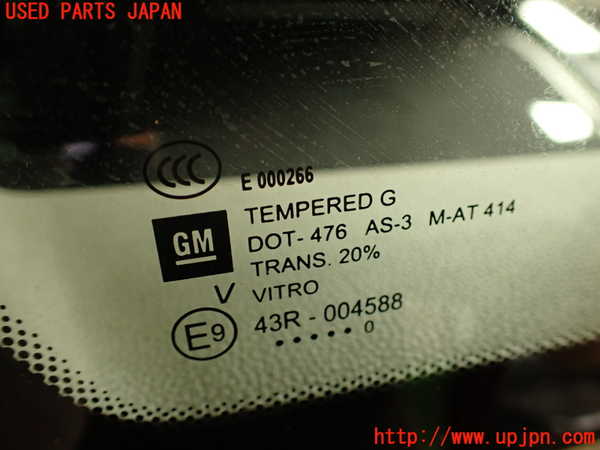 2UPJ-9231601382]キャデラック・SRX クロスオーバー(T166C-)左クォーターガラス (43R-004588 M AT414) 中古_2