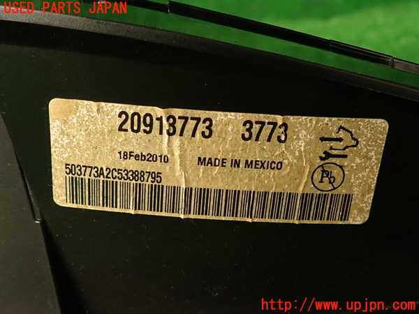 2UPJ-9231606170]キャデラック・SRX クロスオーバー(T166C-)スピードメーター 中古_4