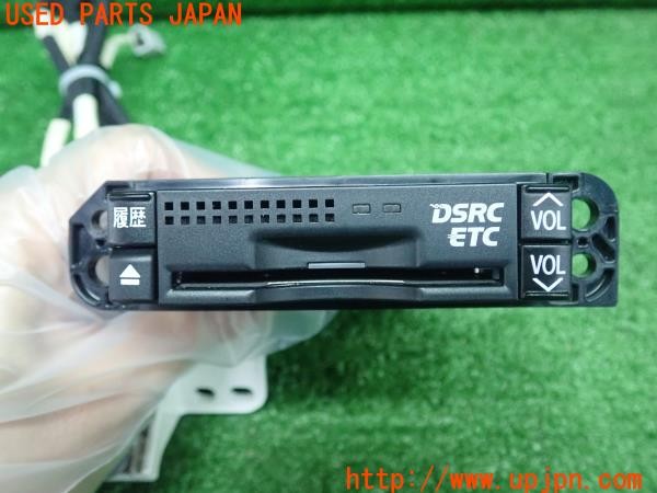 3UPJ=9231610503]レクサス LS460(USF40)後期 純正ビルトイン 86980-48030/86880-50020 DSRC ETC車載器 中古_3