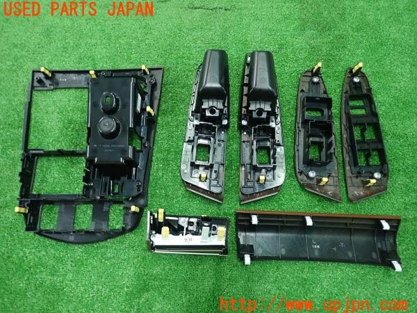 3UPJ=9231610645]レクサス LS460(USF40)後期 木目調パネル 7点 中古_3