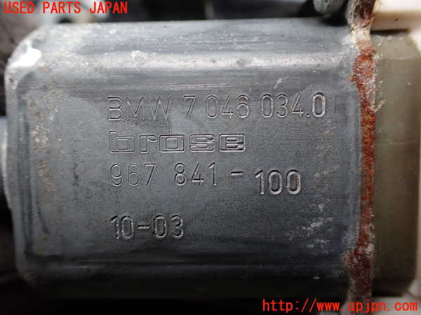2UPJ-9231621296]BMW Z4(LM25)(E89)右後レギュレーターモーター 中古_4
