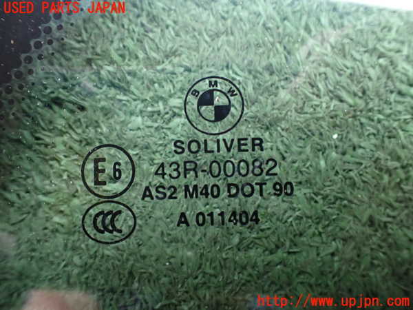 2UPJ-9231621382]BMW Z4(LM25)(E89)左クォーターガラス (43R-00082 M40) 中古_2