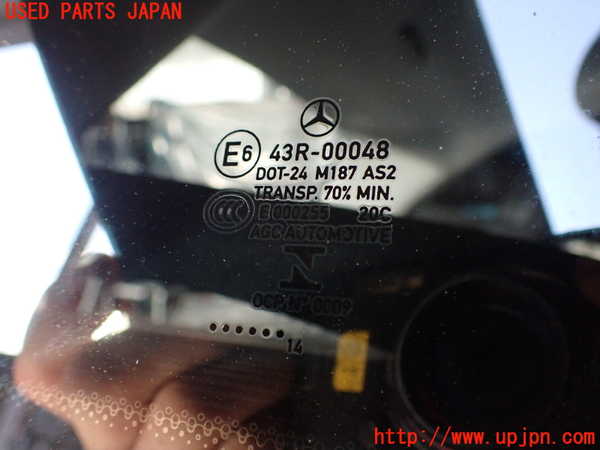 2UPJ-9231661380]ベンツ B180(246242)(246)右クォーターガラス 中古(43R-00048 M187)_2