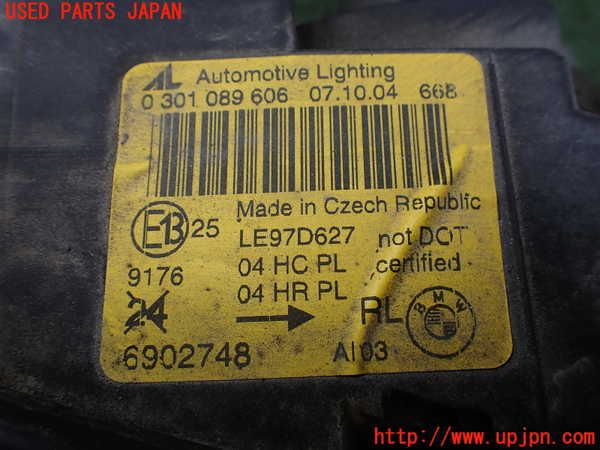 2UPJ-9231671130]BMW 320i(AV22)右ヘッドライト ハロゲン 中古  E46_4