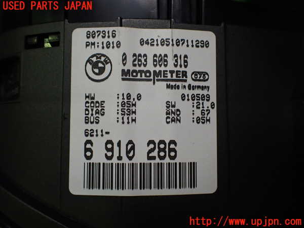 2UPJ-9231676170]BMW 320i(AV22)スピードメーター 中古  E46_3